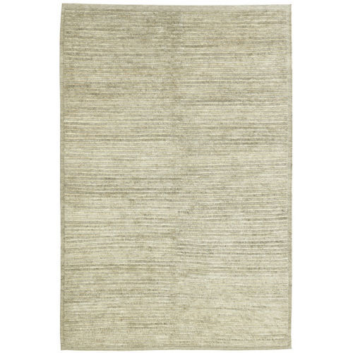 Moderner Teppich - Tempera - DESIGNERCARPETS Drechsle - Streifenmuster / einfarbig / Hanf