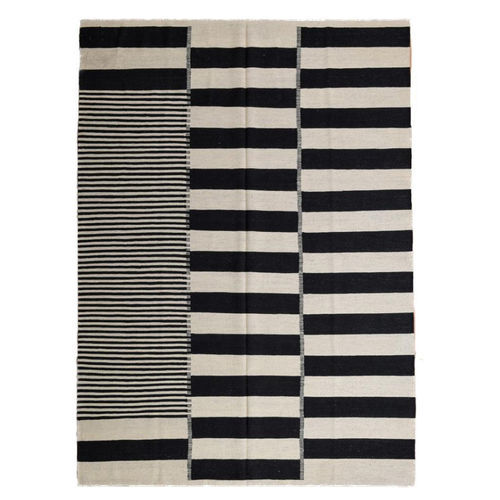 Moderner Teppich - Abbey - DESIGNERCARPETS Drechsle - Streifenmuster / Wolle / rechteckig