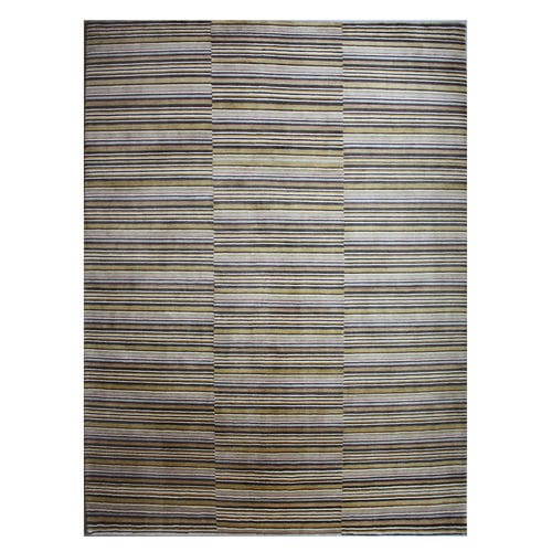 Moderner Teppich - Pangden  - DESIGNERCARPETS Drechsle - Streifenmuster / Seide / rechteckig