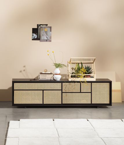 Sideboard / skandinavisches Design - AIR - DESIGN HOUSE STOCKHOLM - Eiche / Holzfurnier / MDF