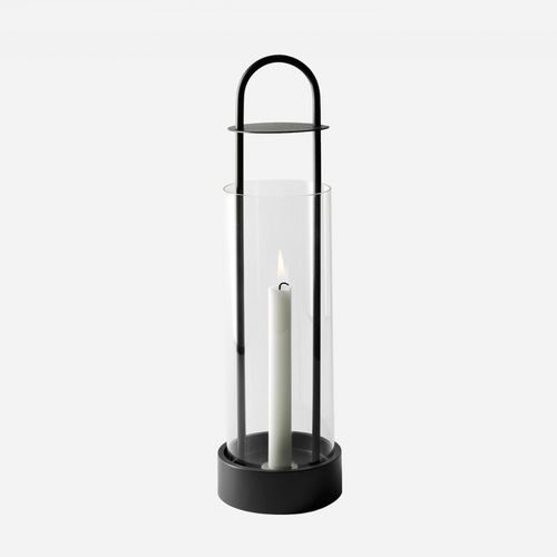 Glas-Windlicht - LOTUS - DESIGN HOUSE STOCKHOLM - Aluminium