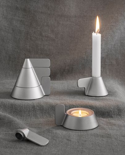 Zinkguss-Kerzenhalter - CONE - DESIGN HOUSE STOCKHOLM