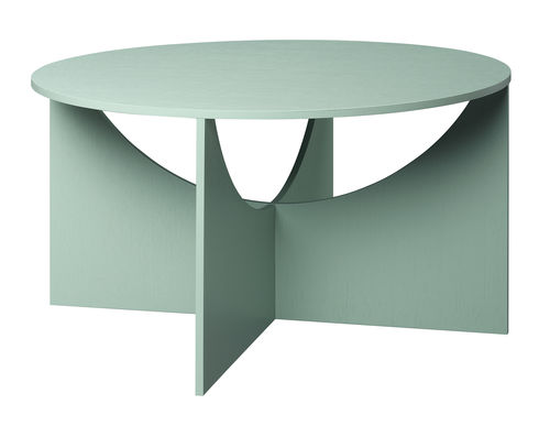 Moderner Couchtisch - FK05 CHARLOTTE - e15 - Eiche / Nussbaum / lackiertes Holz