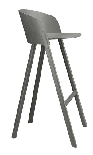 Moderner Barstuhl - ST12 OTHER - e15 - für den Innenraum / Eiche / geformtes Sperrholz