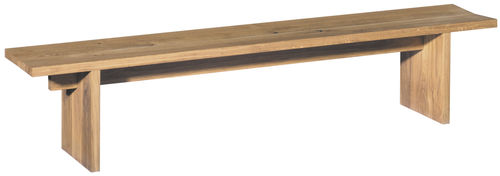 Moderne Bank für den öffentlichen Raum - BE02 TARO - e15 - Eiche / Massivholz / Nussbaum
