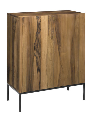 Hohes Sideboard - SB03 FARIBA - e15 - modern / Eiche / Nussbaum