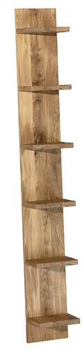 Wandmontiertes Regal - SH01 MATE - e15 - modern / Eiche / Massivholz
