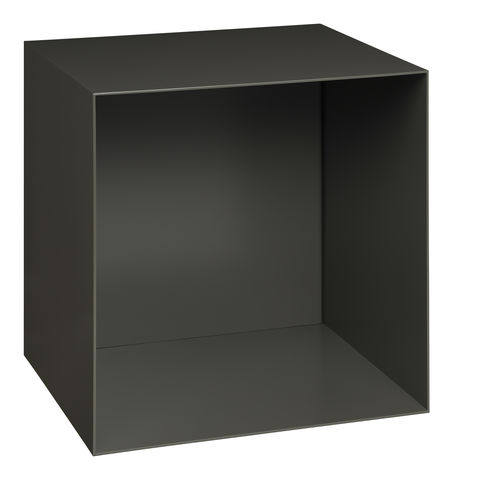 Niedriges Regal - SB11 DARA - e15 - modern / Aluminium / schwarz