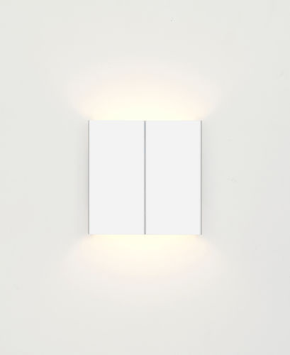Moderne Wandleuchte - LT03 SEAM THREE - e15 - für den Innenraum / Aluminium / rechteckig