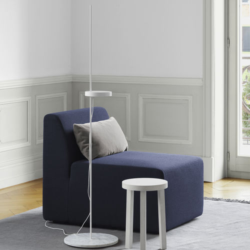 Stehleuchte - LT06 PALO - e15 - Aluminium / Stahl / Marmor