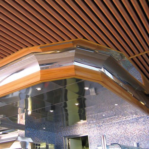 Aluminium-Zwischendecke - ST  - Atena spa - Stahl / Lamellen / für den Innenraum