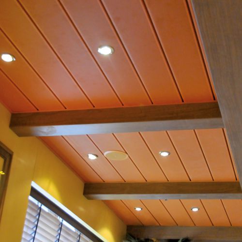 Aluminium-Zwischendecke - C | CA - Atena spa - Stahl / Lamellen / für Büro