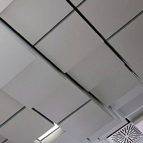Aluminium-Zwischendecke - MULTILEVEL CUBE - Atena spa - Stahl / Platten / für den Innenraum