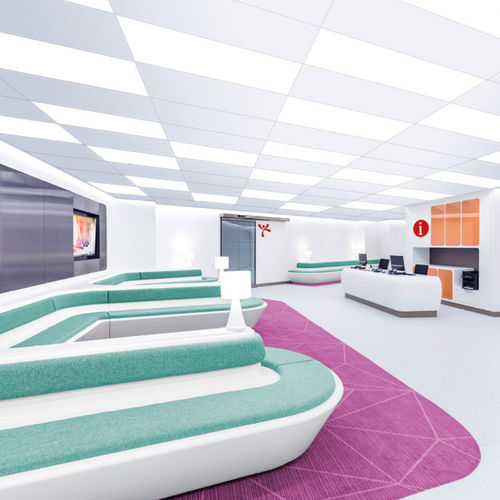 Aluminium-Zwischendecke - ENIGMA SYNCRO XL A TENUTA - Atena spa - Stahl / Edelstahl / Platten