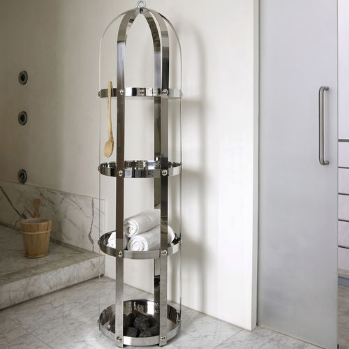 Modernes Regal - LA GABBIA - OPINION CIATTI - Aluminium / Edelstahl / silberfarben