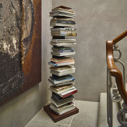 Modernes Bücherregal - PTOLOMEO ART - OPINION CIATTI - Stahl / lackiertes Metall / weiß