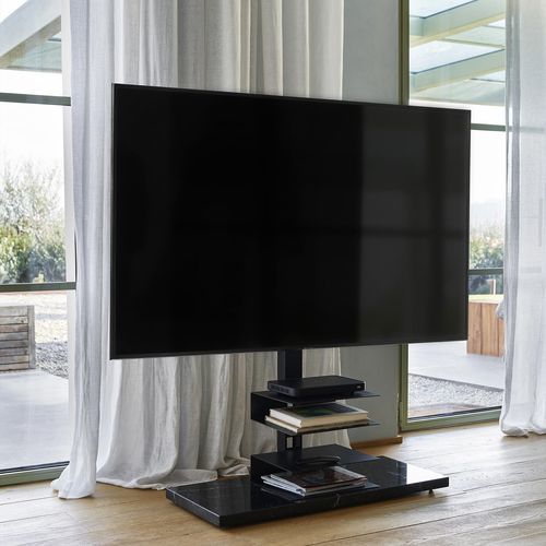 Moderner TV-Ständer - PTOLOMEO - OPINION CIATTI - schwenkbar / mit verdeckter Verkabelung / mit Halterung für DVD-Player