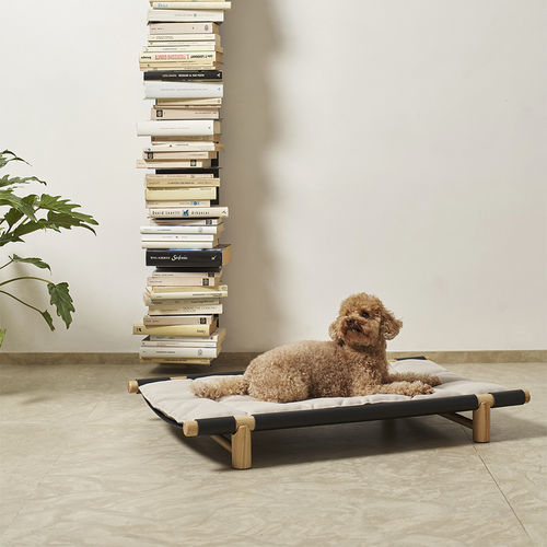 Stoff-Hundebett - BERBERÉ - OPINION CIATTI - Leder / Esche / braun