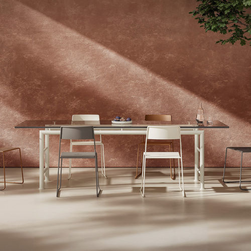 Moderner Tisch - AXIS - OPINION CIATTI - Hartglas / rechteckig / modular