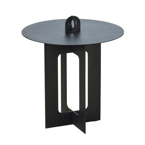 Moderner Beistelltisch - TAPPATO - pieperconcept - Stahl / Gestell aus Metall / rund
