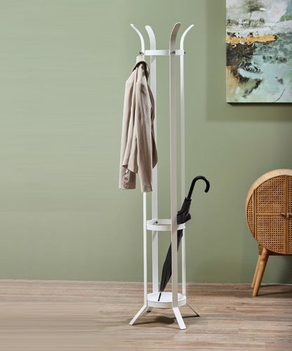 Bodenstehender Garderobenständer - TORRE - pieperconcept - modern / Stahl / schwarz