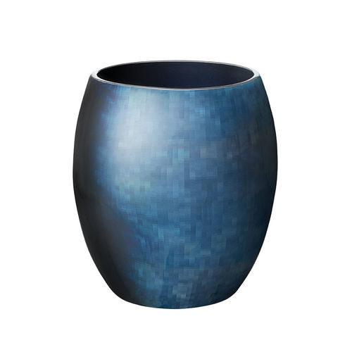 Moderne Vase - STOCKHOLM HORIZON - STELTON - Aluminium / blau