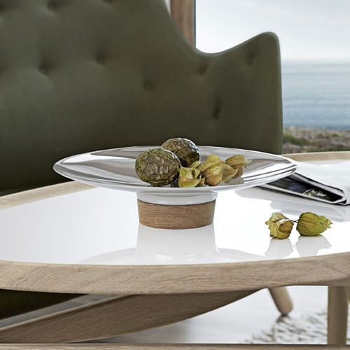 Serviertablett / polierter Edelstahl - REFLECTION - STELTON - Eiche