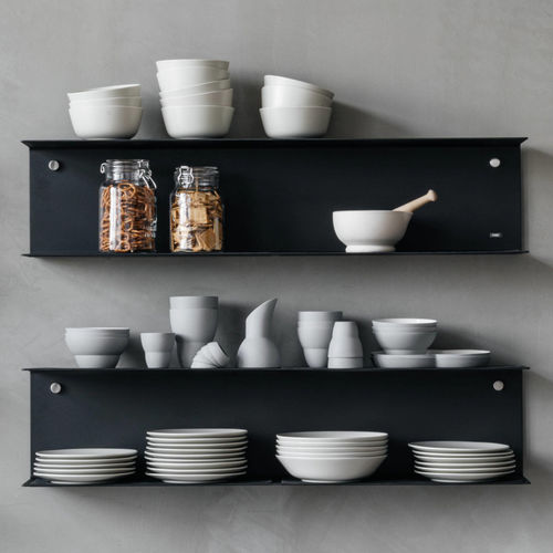 Wandmontiertes Regal - VIPP921 - VIPP - modern / Aluminium / Edelstahl