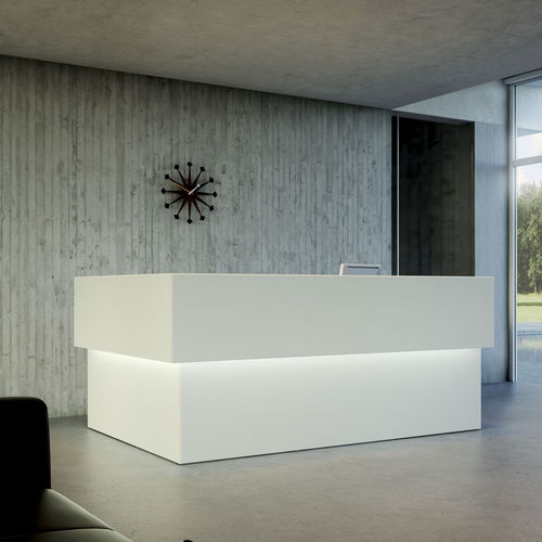 Holz-Empfangstheke - QUARANTA5 - Fantoni - MDF