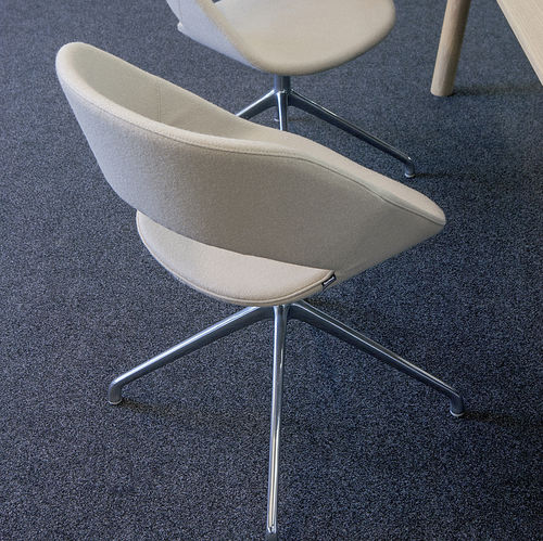 Moderner Bürostuhl - KABIRA - Fantoni - Stoff / Gestell aus Metall / Polster
