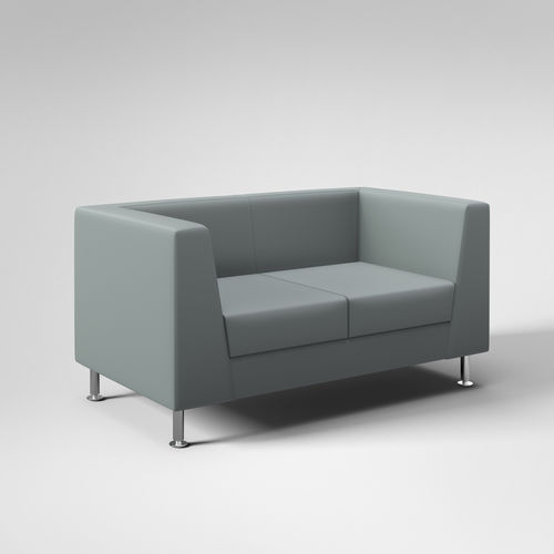 Modernes Sofa - NAXOS ELITE - Fantoni - Stoff / grün / Contract