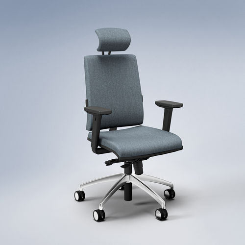 Moderner Bürostuhl - ZERO7 - Fantoni - für den Innenraum / Stoff / Leder