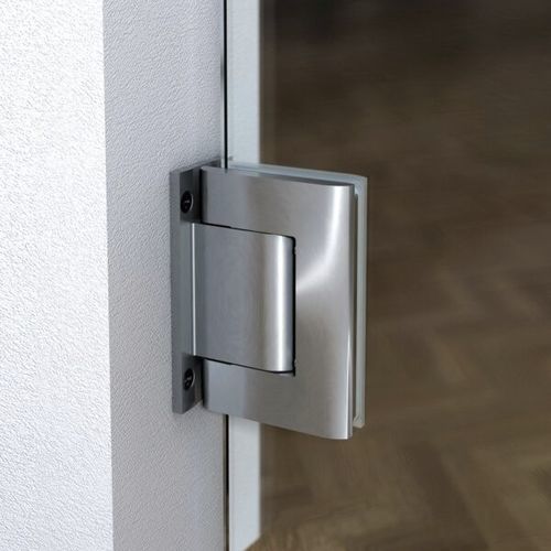 Scharnier für Glastür - Biloba - Colcom - Aluminium / mit selbstschließendem System / hydraulisch