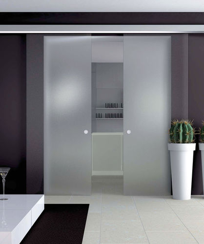 Schiebetürsystem - EASY V-1000 EASY 80 V-1100  - METALGLAS - Glastüren