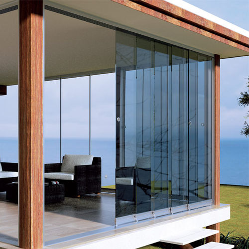 Teleskopische Terrassentür - LG-100 LOGGIAGLAS - METALGLAS - Aluminium