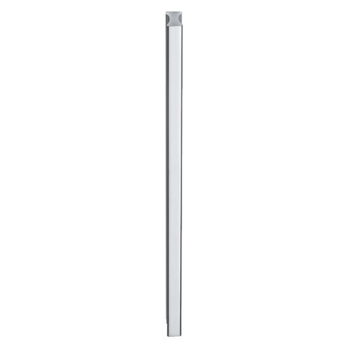 Stoßgriff für Glastür - POR-0408 V - METALGLAS - Aluminium / modern / Chrom