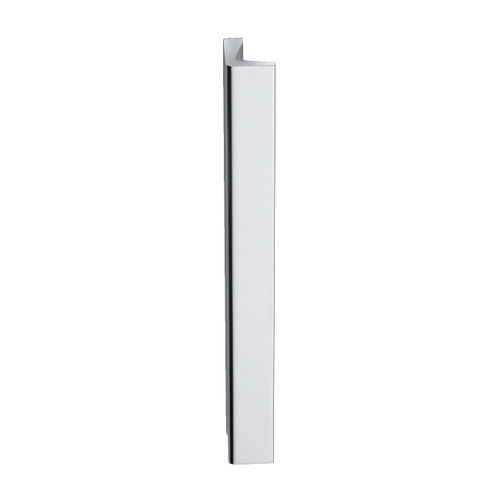 Stoßgriff für Glastür - POR-0400 V - METALGLAS - Aluminium / modern / Chrom