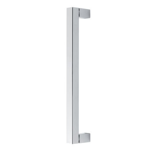 Türstoßgriff - SQUARE - METALGLAS - anodisiertes Aluminium / modern / Chrom