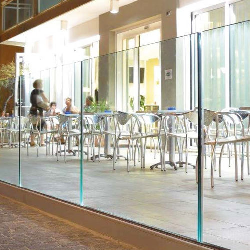 Glasgeländer - MAXIMA PRIMA B-4000 - METALGLAS - Metall / Platten / für Außenbereich