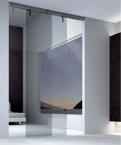Schiebetürsystem - MINIMAL 2-WAYS V-6200 - METALGLAS - Glastüren