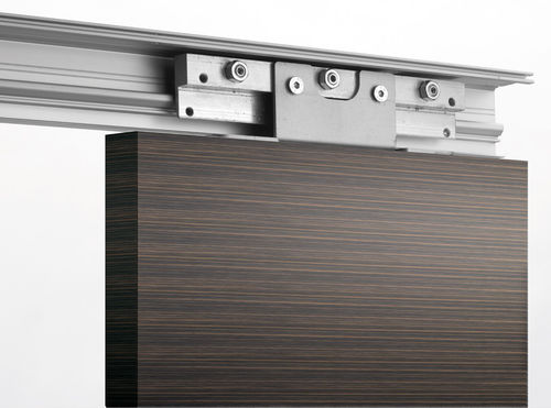 Schiebetürsystem - EVOLUTION V-5140  - METALGLAS - für Holztür