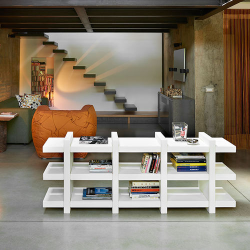 Modulregal - BOOKY - SLIDE - niedrig / modern / Polyethylen