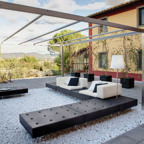 Ecksofa - HAPPYLIFE - SLIDE - modular / modern / für Garten
