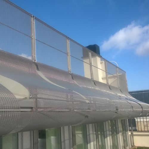 Gewobenes Metall / Edelstahl - TISSFLEX GRIMP 01 B/ 01D  - MC&I - für Innenausbau / für Trennwand / für Fassaden