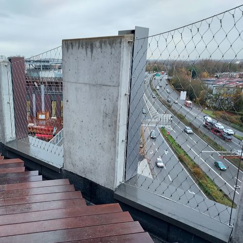 Metall-Geflecht / Edelstahl - FILET INOX  - MC&I - für Gebäude / Architektur / mit Rautenmaschen