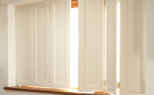 Einflügeliger Fensterladen - SOLID - The New England Shutter Company - Holz