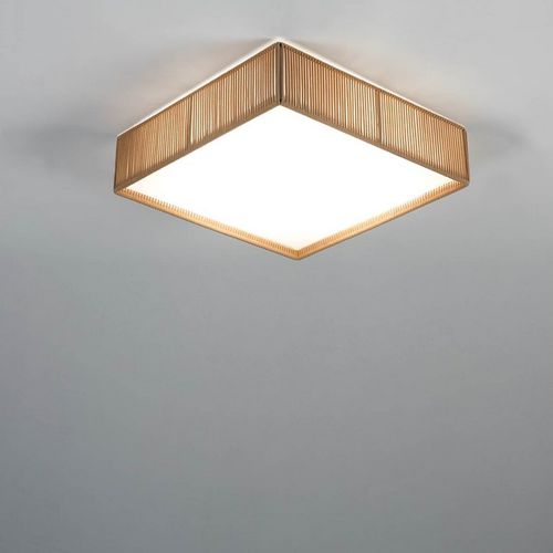 Moderne Deckenleuchte - BASS - Ole! Lighting - quadratisch / PMMA / Kordel