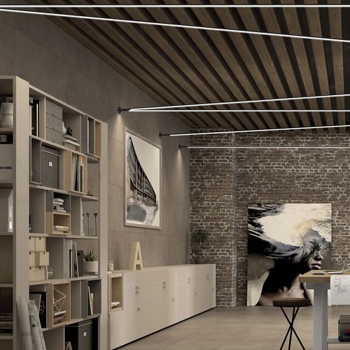 Hängelampe - RITA LINE - Ole! Lighting - Aluminium / Polycarbonat / modern