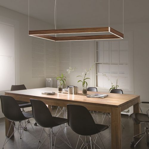 Hängelampe - MANOLO - Ole! Lighting - Aluminium / Holz / Acryl