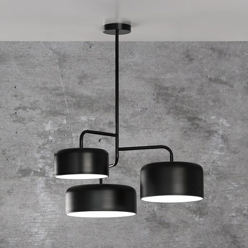 Moderne Deckenleuchte - TONO - Ole! Lighting - rund / Metall / Acryl